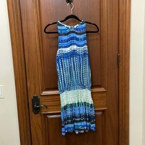 Ramy Brook sleeveless print dress side Medium